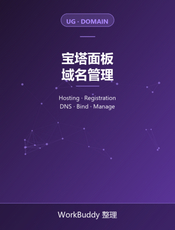 宝塔面板官方文档：域名