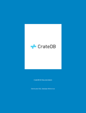 CrateDB 4.6 Documentation