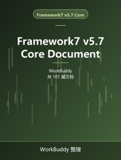 Framework7 v5.7 Core Document