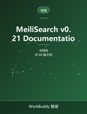 MeiliSearch v0.21 Documentation