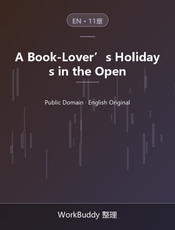A Book-Lover’s Holidays in the Open