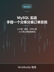 MySQL 实战：手搭一个分库分表订单系统
